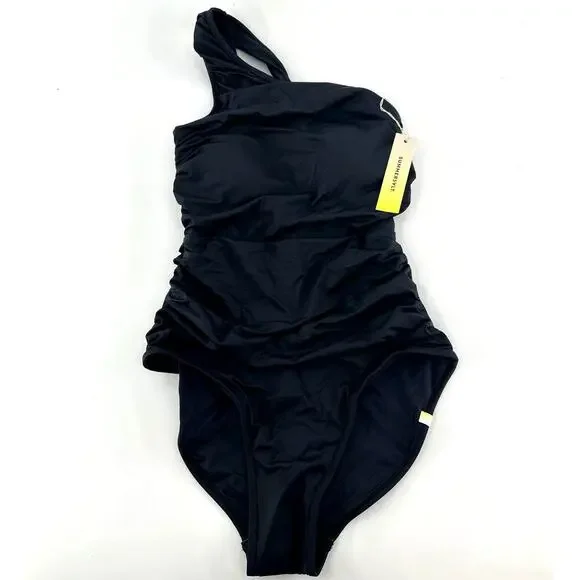 Summersalt DreamDrape Sidestroke One Piece Black US Size 6 - Picture 4 of 9